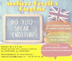 Ateliers d'éveil à l'anglais